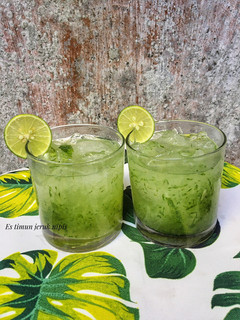 Foto resep Es Timun jeruk nipis