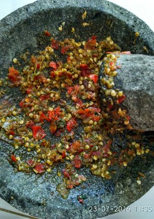 Foto resep Sambel goang sunda