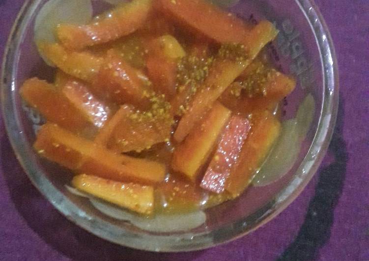 How to Prepare Super Quick Homemade Carrot pickle
