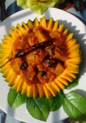টক ঝাল মিষ্টি কুমড়া রেসিপির প্রধান ছবি