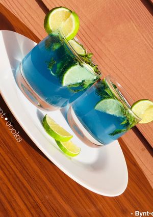 A picture of Fizz blue🍹.