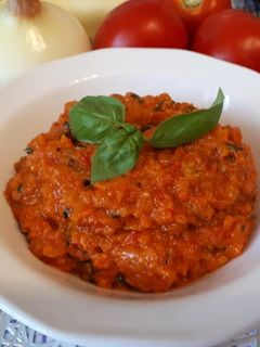 Mediterrán zöldségszósz recept fotója