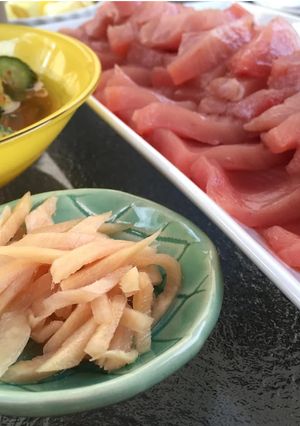 A picture of Quickled Gari (Pickled Sushi Ginger).