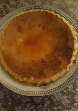Una foto de Flan de leche condensada