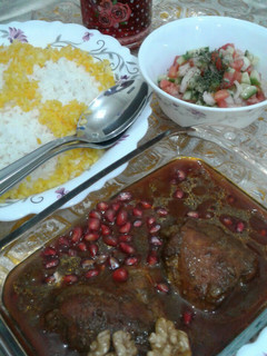 عکسی از دستور انار دون (خورشت ناردون)