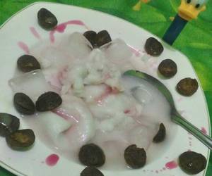 Siap Saji Es bubur sum sum Ala Restoran Siap Saji Es bubur sum sum Ala Restoran