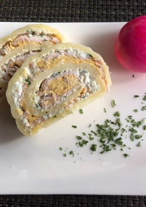 Gyors és egyszerű sajttekercs recept fotója
