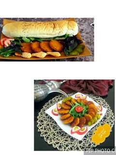عکسی از دستور ساندویچ فلافل