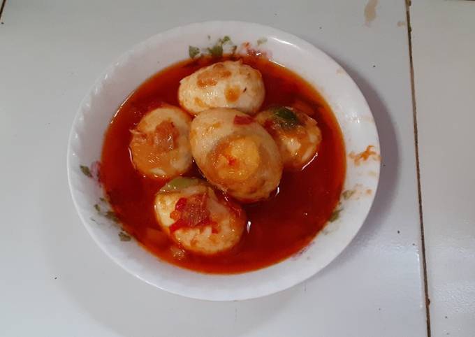 Resep Telur balado simpel, Sempurna