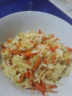 Foto resep Tumis Orak Orik Telur Kol Wortel