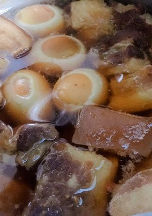 Hình của món Thịt kho rệu.