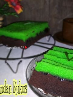 Foto resep Brownies Pandan Kukus