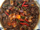 Jantung Ayam dimasak kecap