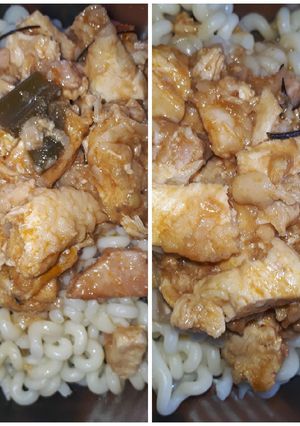 Una foto de Fusile con salsa de pollo