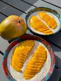Tapioca au lait de coco et mangue
