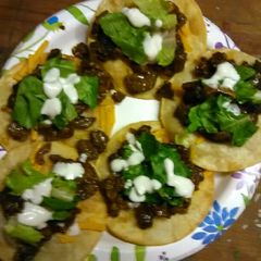 A picture of Tiny tostadas.