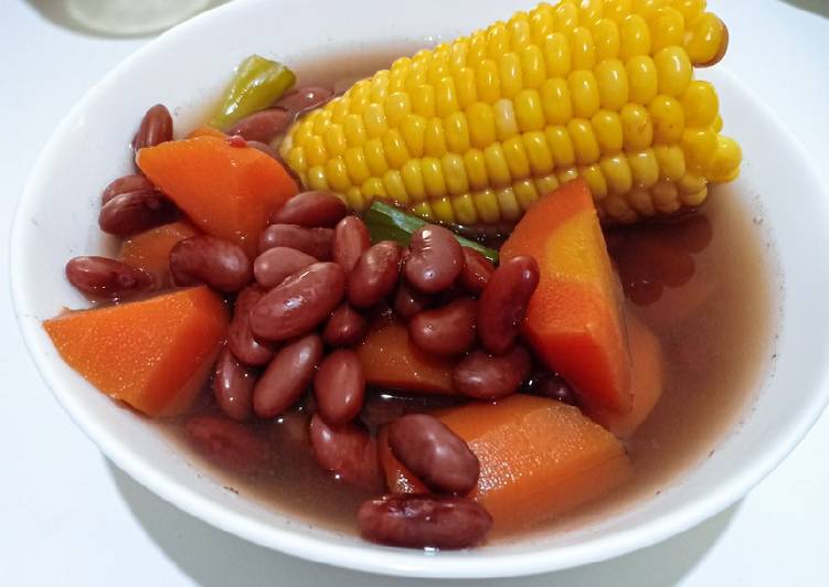 Resep Sop Kacang Merah (Vegetarian) yang Enak Banget