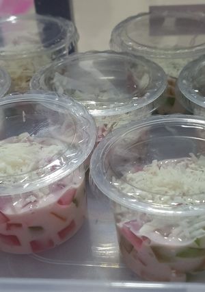 Foto resep Salad Jelly Pelangi