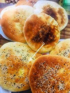 صورة لوصفة خبز الزبادي وزيت الزيتون روووعه مش قادره أوصف بجد هش أزاي وطري 😘😘