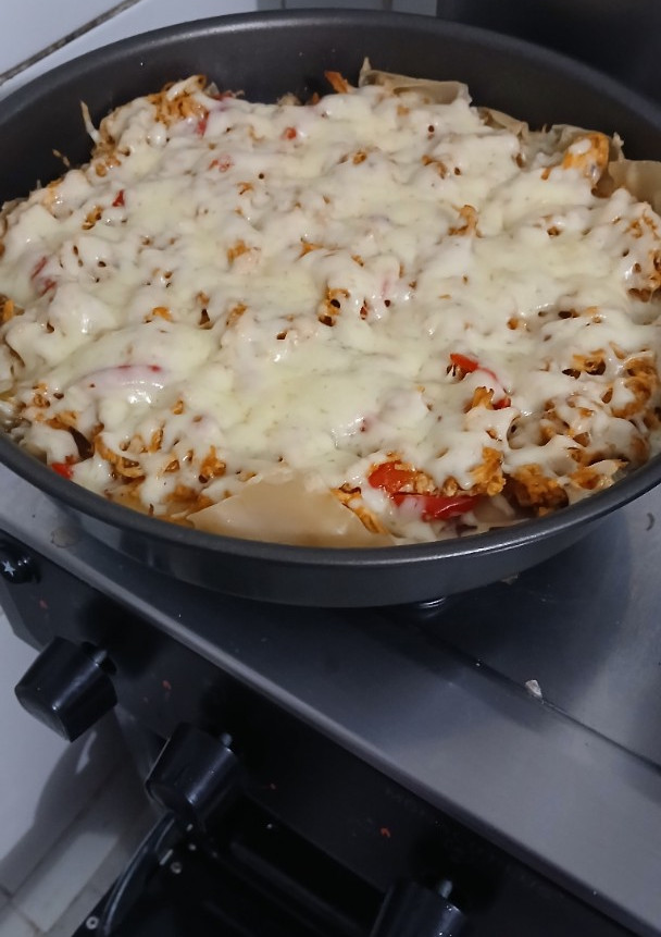 Una foto de Lasaña de pollo