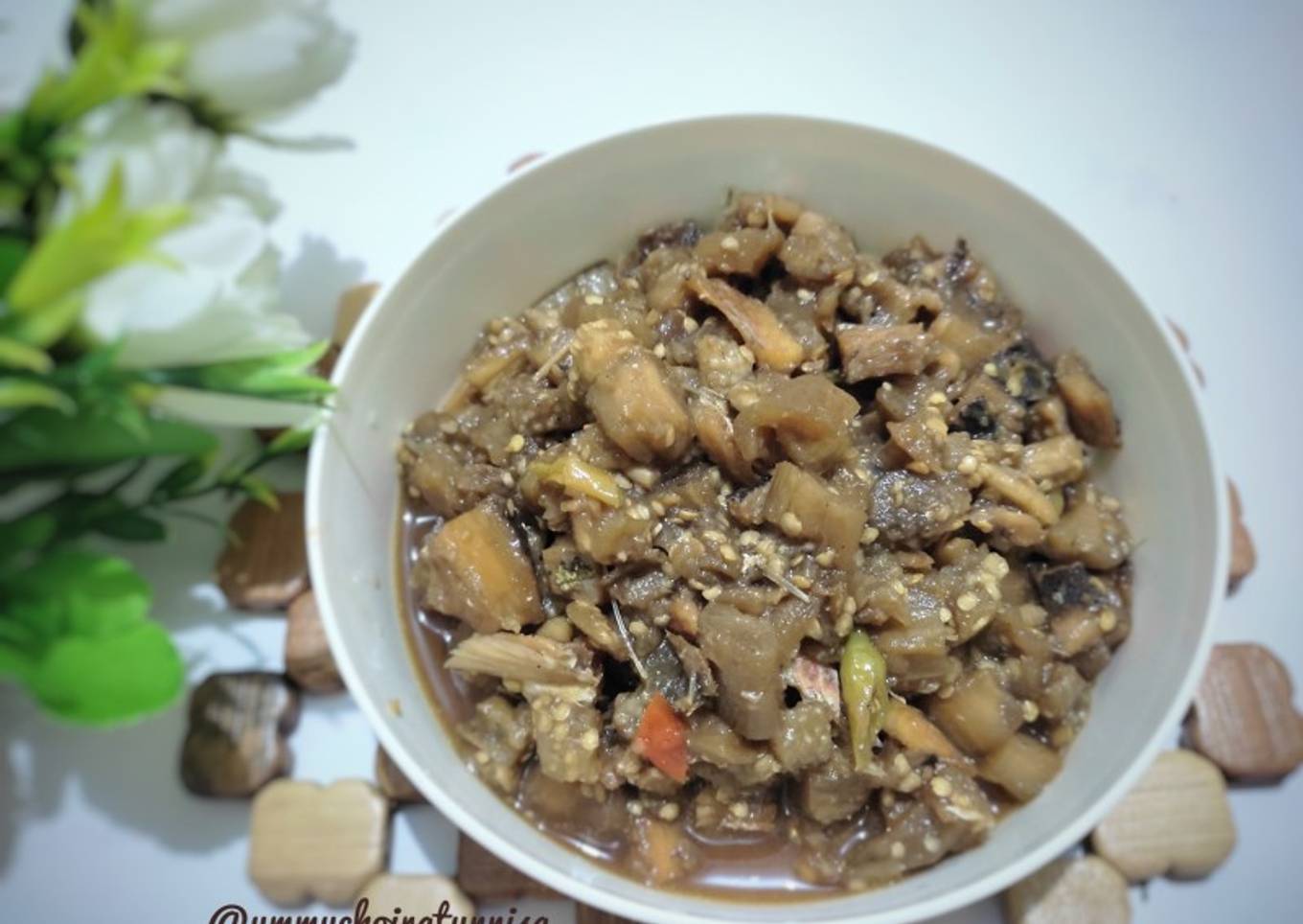 Tumis Terong Ikan Asin