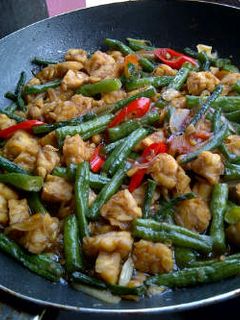 Foto resep Oseng tempe kacang panjang