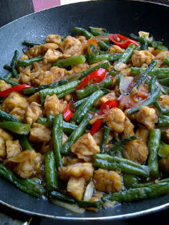 Foto resep Oseng tempe kacang panjang
