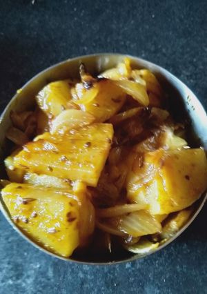 आलू प्याज़ (Aloo Pyaz recipe in Hindi) रेसिपी मुख्य फोटो
