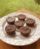 Muffin de banana y chocolate
