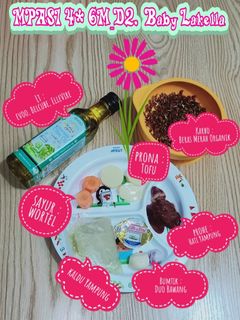 Foto resep MPasi Lakella 4* 6M_D2 Beras Merah Organik & Hati Yampung