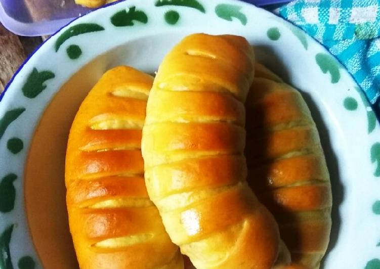 Resep Roti manis isi pisang cokelat oleh Yoeliati Ekarini Resep Roti manis isi pisang cokelat oleh Yoeliati Ekarini