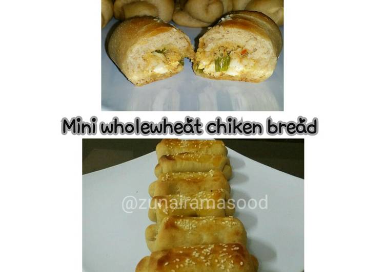 Mini wholewheat chicken Bread