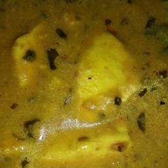 A picture of Paneer butter masala.