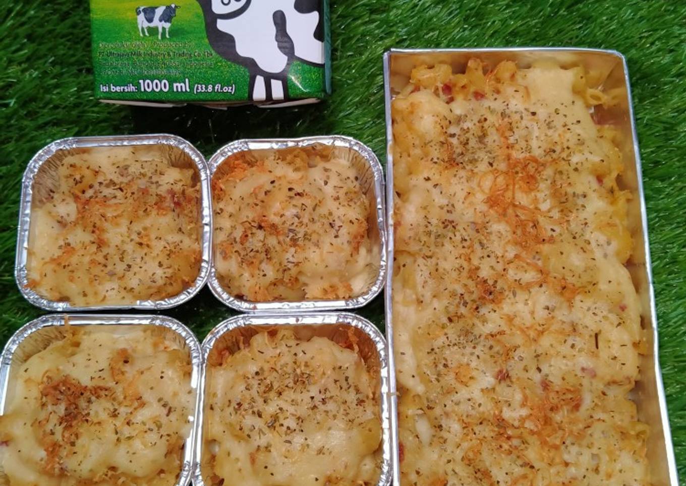 Makaroni schotel simple enak creamy bisa panggang bisa kukus