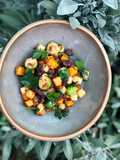 Wagyu Bratwurst and Butternut Squash Hash
