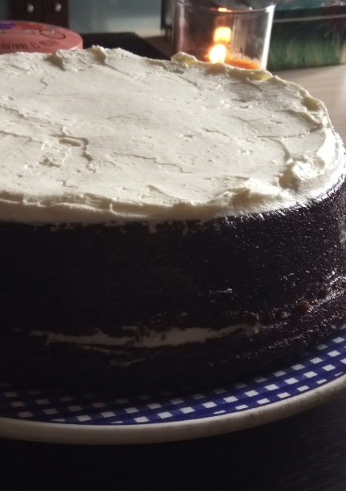 Una foto de Tarta Guinness (Tarta de Cerveza Negra con Chocolate)