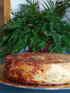 Una foto de Tortilla de repollo con queso tierno