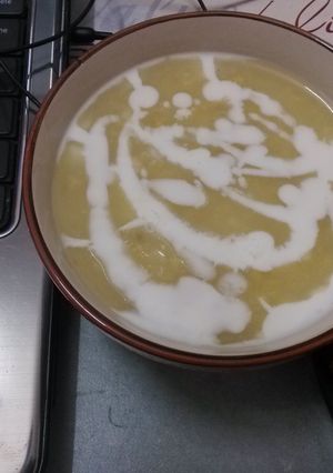 Hình của món Chè đậu xanh cốt dừa.