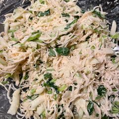 A picture of Celeriac coleslaw.