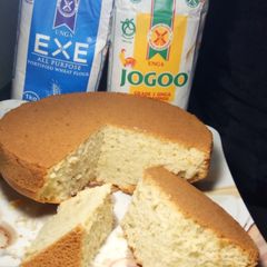 A picture of Ugali cake.
