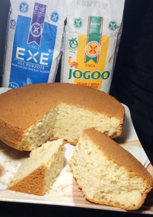 A picture of Ugali cake.