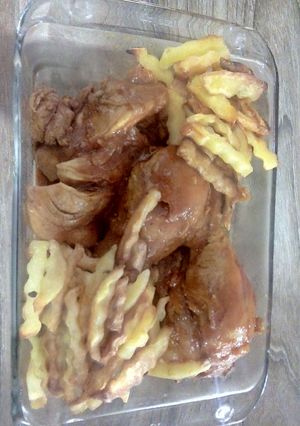 عکسی از دستور مرغ خوشمزه
