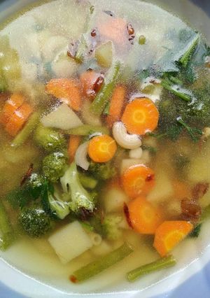 Foto resep Sup makaroni