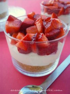 Una foto de Vasito de cheesecake