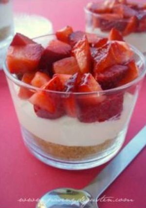 Una foto de Vasito de cheesecake