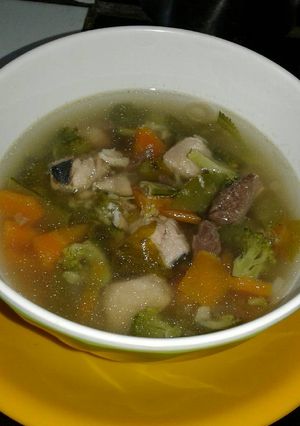 Foto resep Sayur sop ikan tuna brokoli