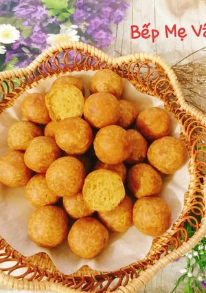 Hình của món Bánh bi khoai lang.
