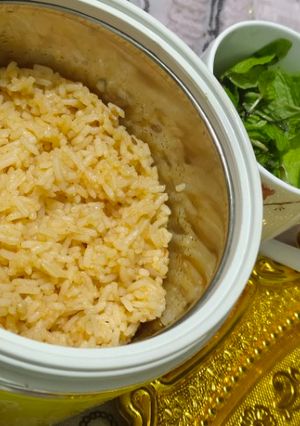 A picture of Schezwan fried rice.