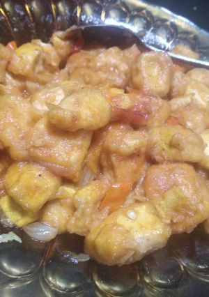 Foto resep Tahu tepung pedas manis