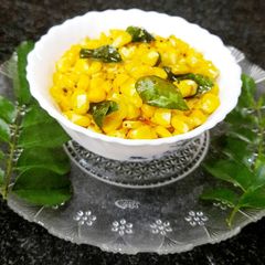 Sweet corn sundal A picture of Sweet corn sundal.